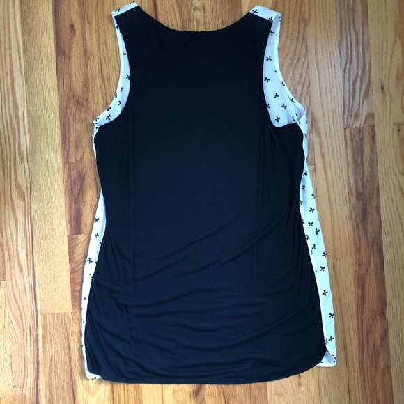 Gap Mixed Media Bow Print Tank - Picture 6 of 7